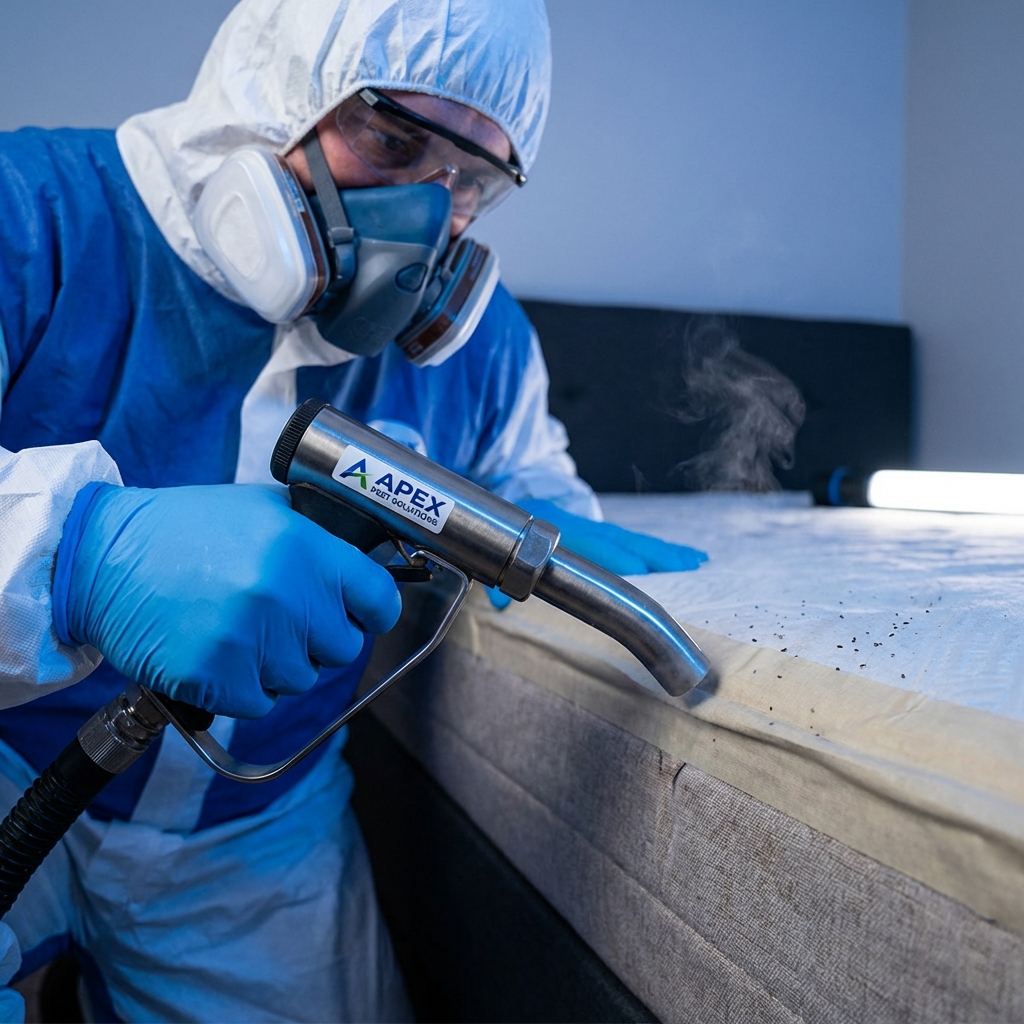 Traitement thermique vapeur sèche contre les punaises de lit